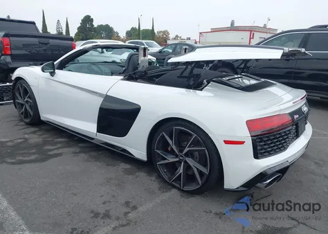 2022 Audi R8 Spyder V10 Performance Rwd S Tronic z USA, uszkodzony, nr VIN WUACECFX6N7901007